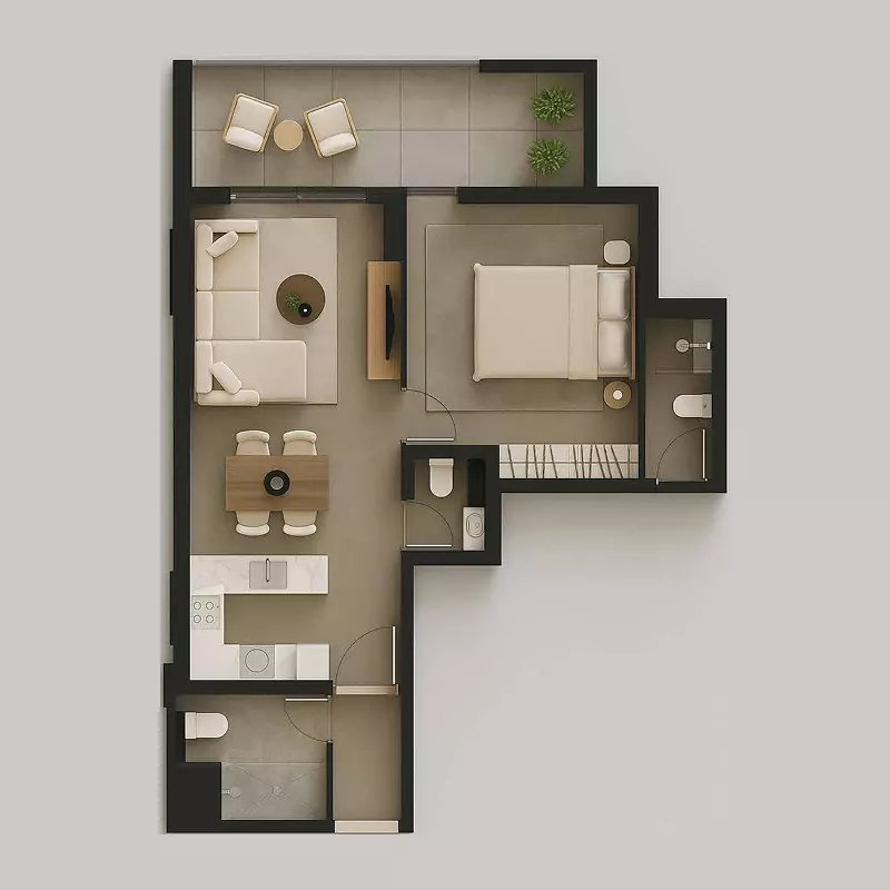 1 Bedroom